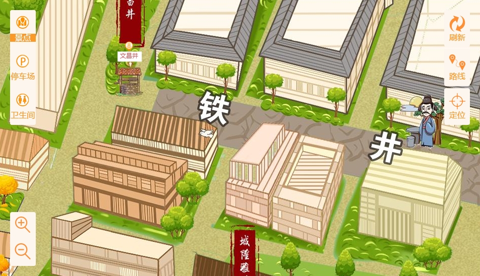 淄博智慧景区：手绘地图与语音导览的完美融合